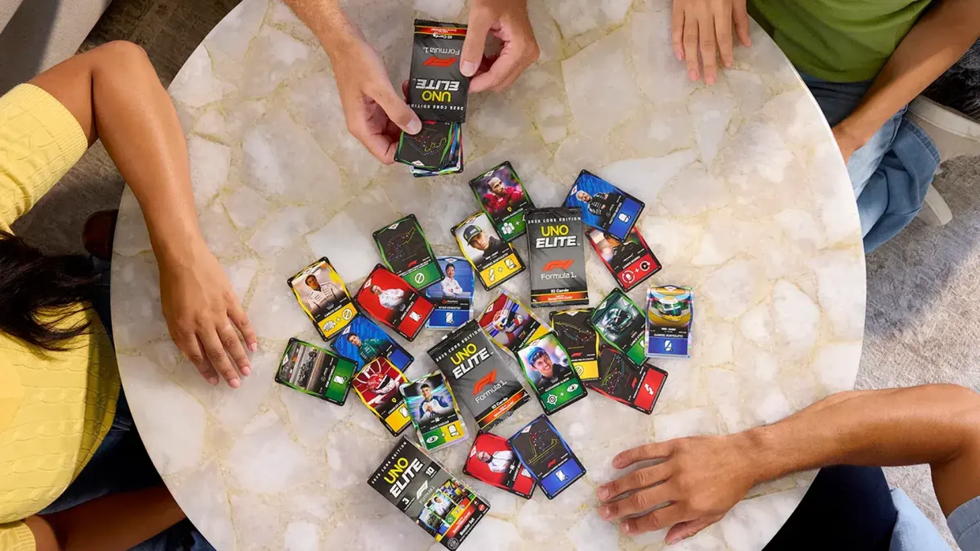 Доповнення до настільної гри Mattel Games UNO Elite F1 (Formula one) (JLV43)