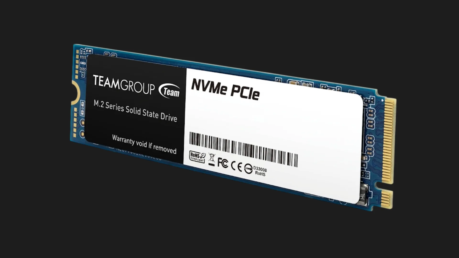 SSD накопитель Team MP33 256GB M.2 NVMe PCIe 3.0 x4 (TM8FP6256G0C101)