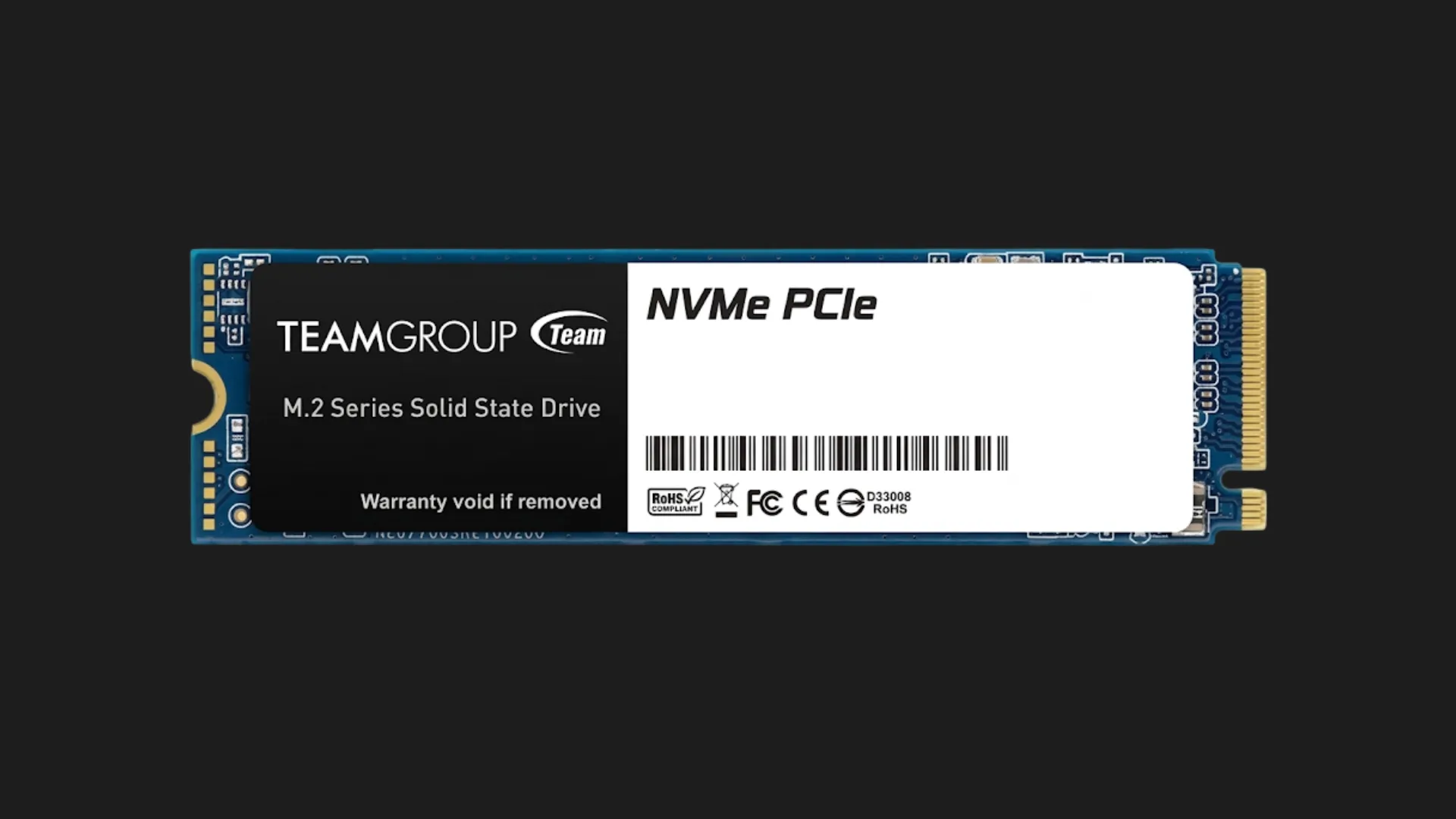 SSD накопитель Team MP33 256GB M.2 NVMe PCIe 3.0 x4 (TM8FP6256G0C101)