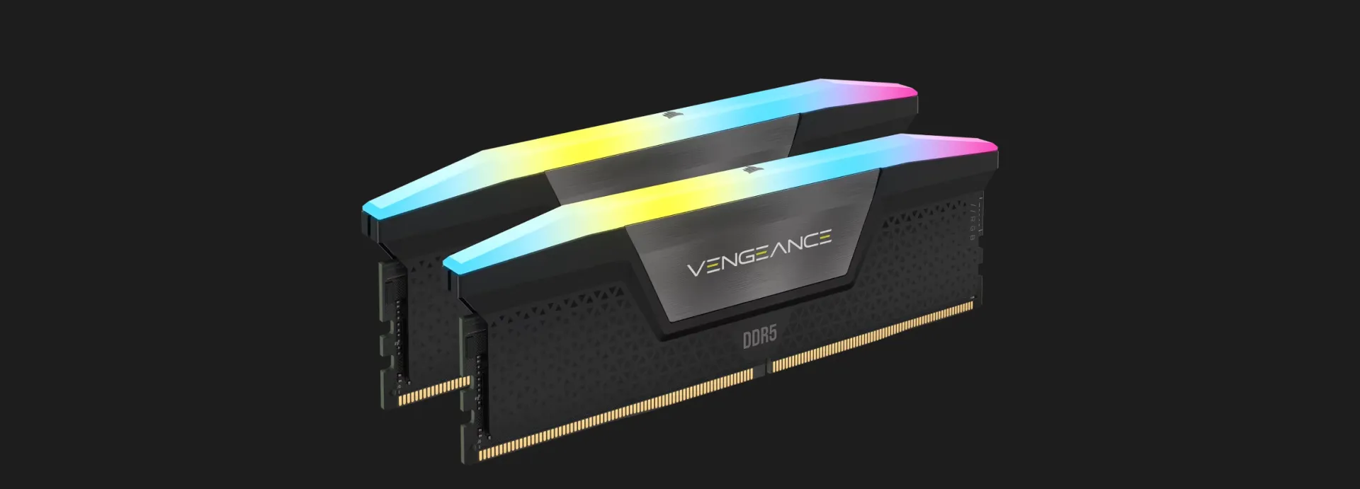 Оперативна памʼять Corsair 16GB (2x8GB) DDR5 6000 MHz Vengeance RGB (CMG16GX5M2E6000Z36)