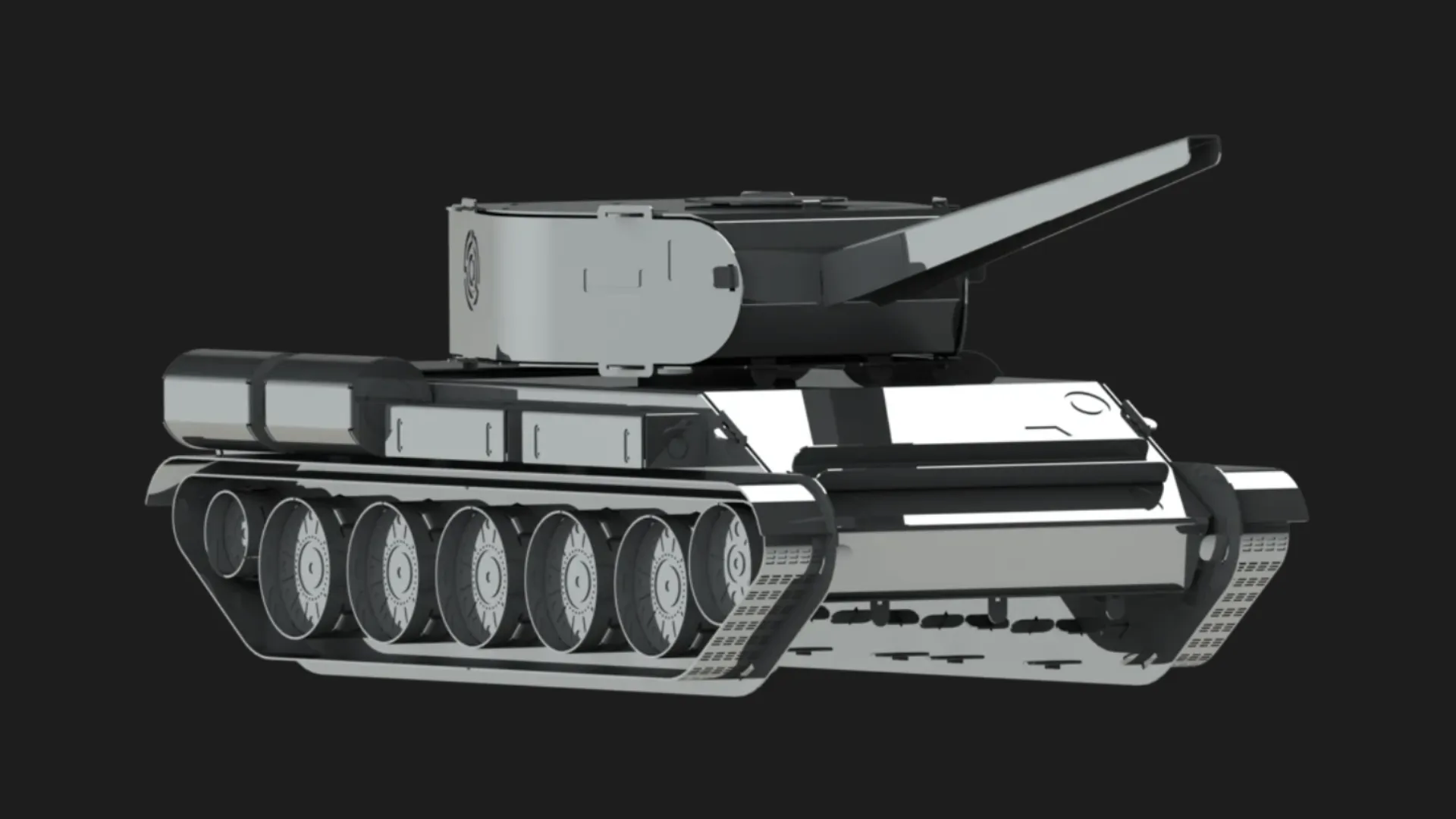 Колекційна модель-конструктор Metal Time Танк T-44 (MT072)