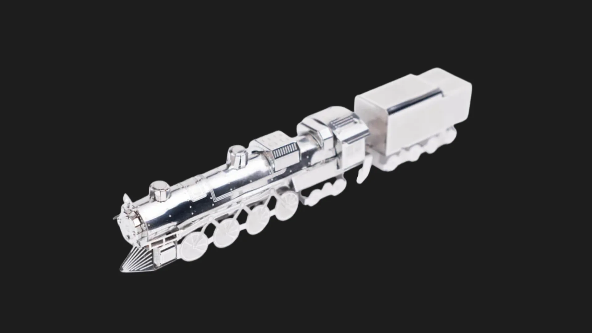 Коллекционная модель-конструктор Metal Time Polar Steel SE Magic Express Train Полярный экспресс (MT082)