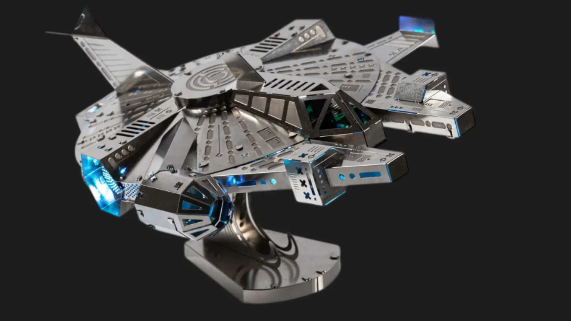 Коллекционная модель-конструктор Metal Time Nebula Scout Spaceship Звездолет (MT098)