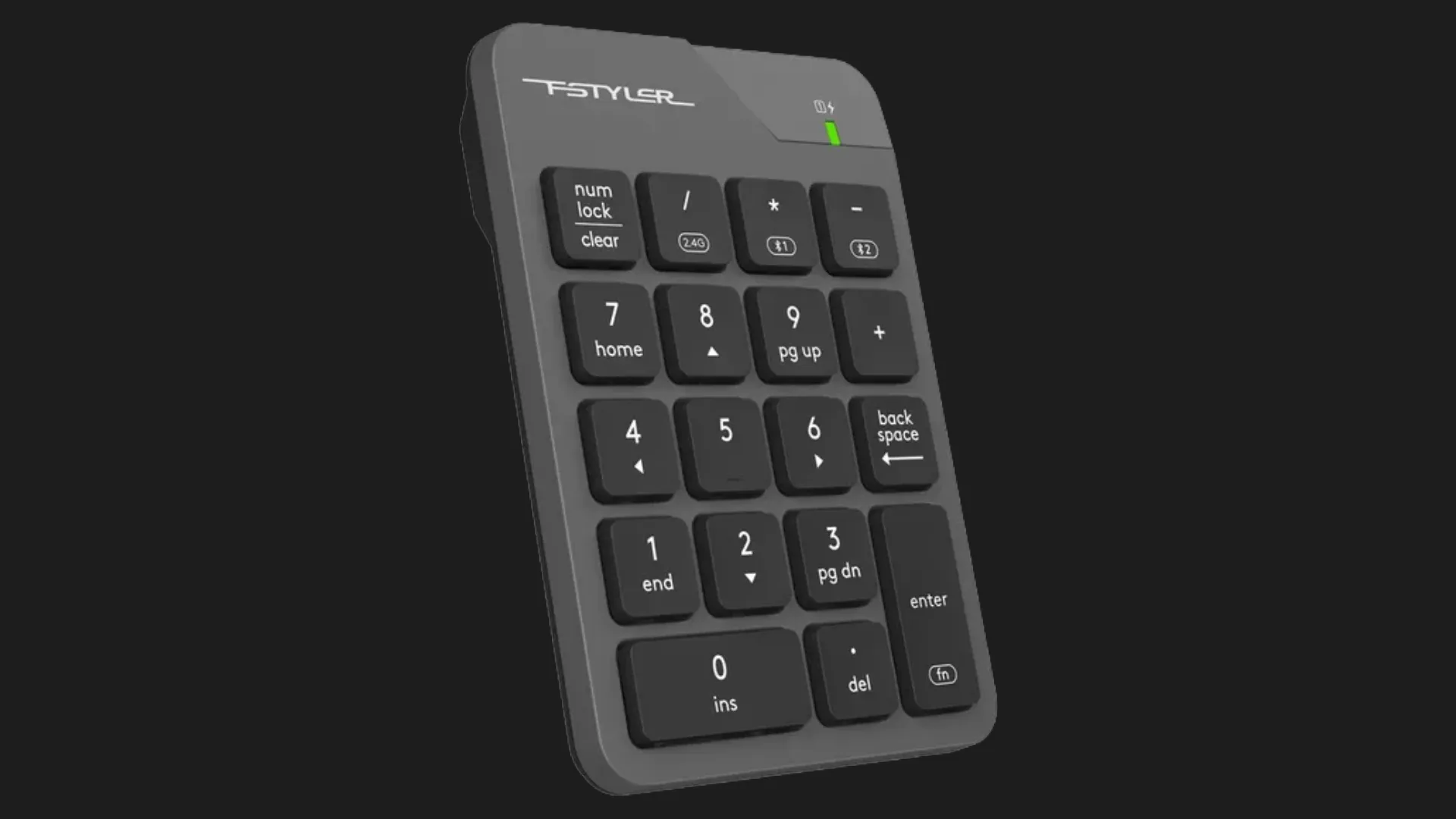 Клавіатура цифрова A4Tech FBK21C (Smoky Gray)
