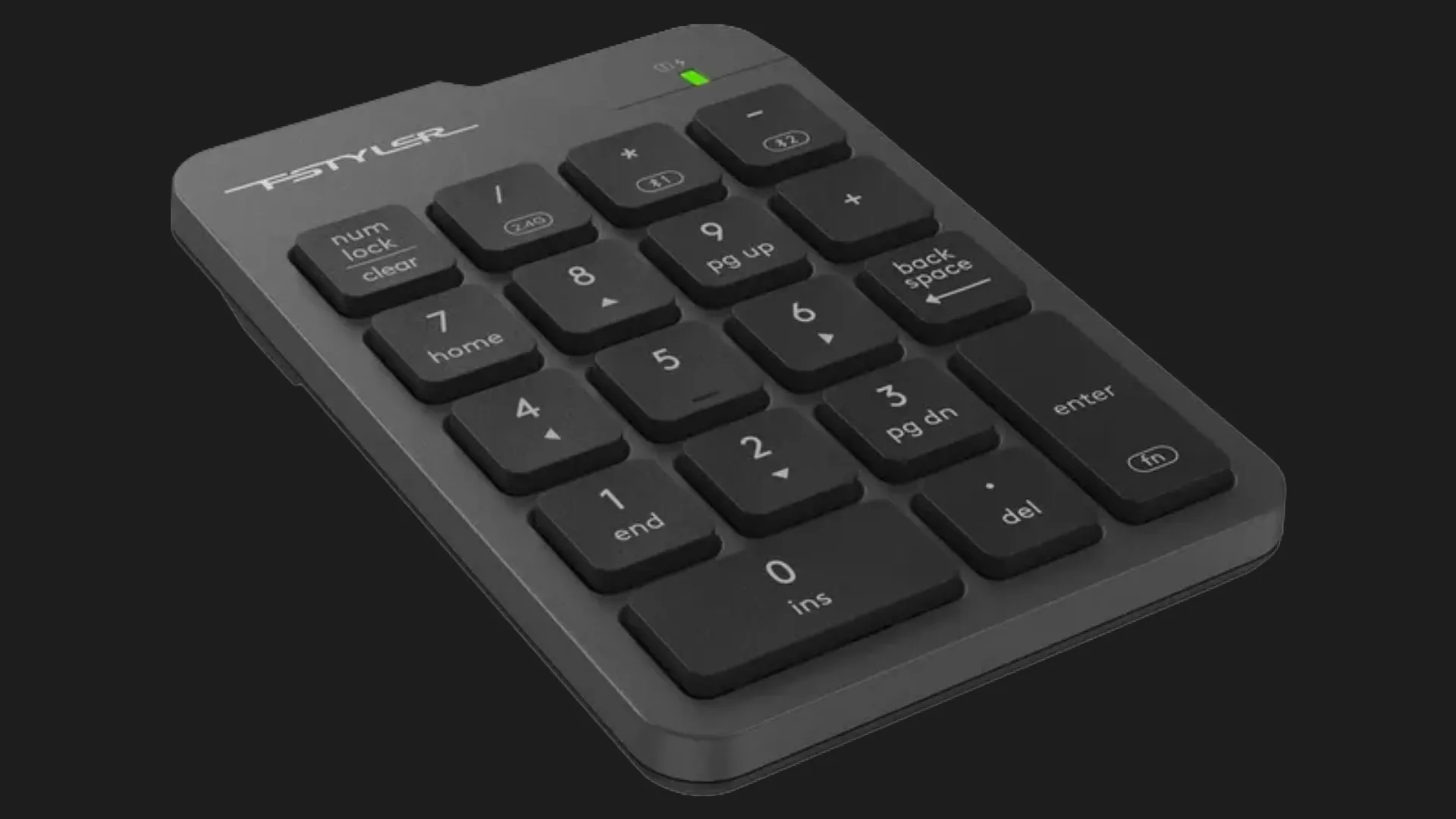 Клавіатура цифрова A4Tech FBK21C (Smoky Gray)