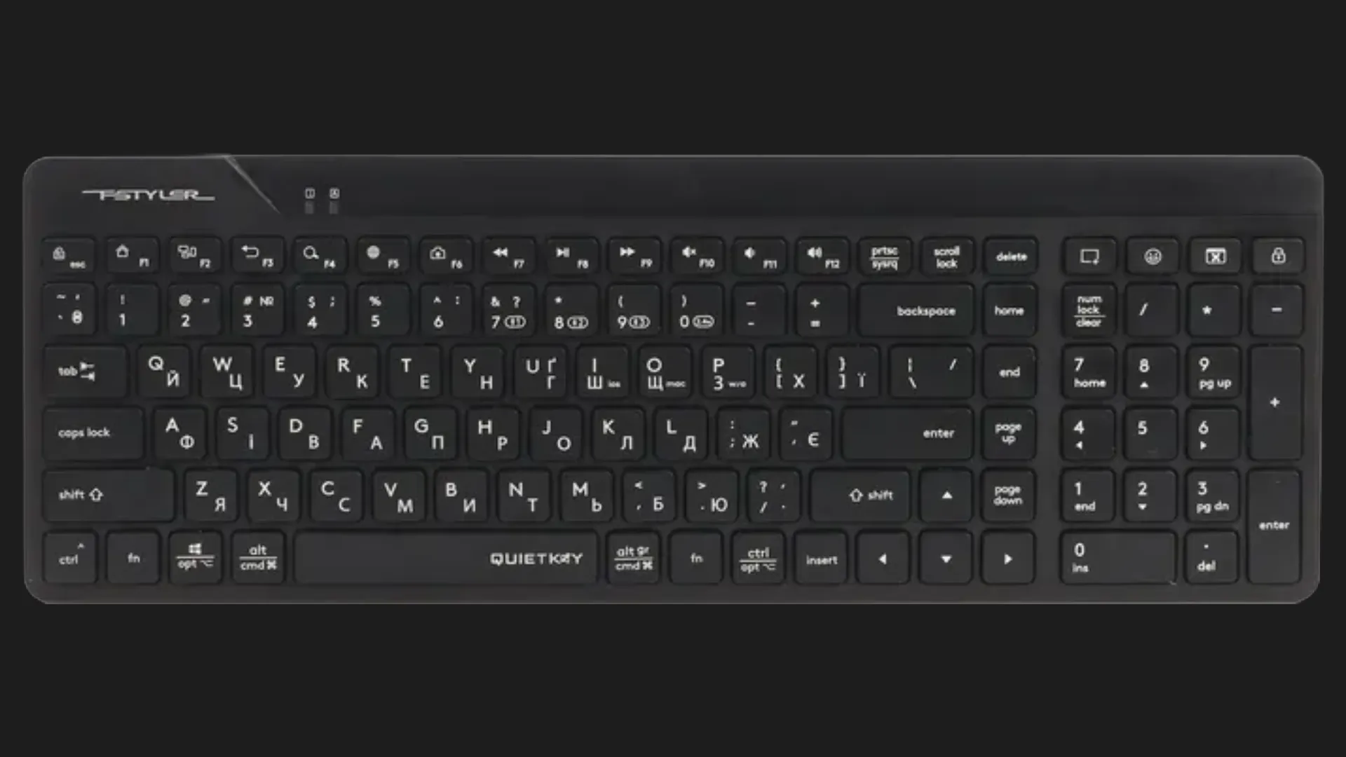 Беспроводная клавиатура A4Tech FBK23 AS (Black)