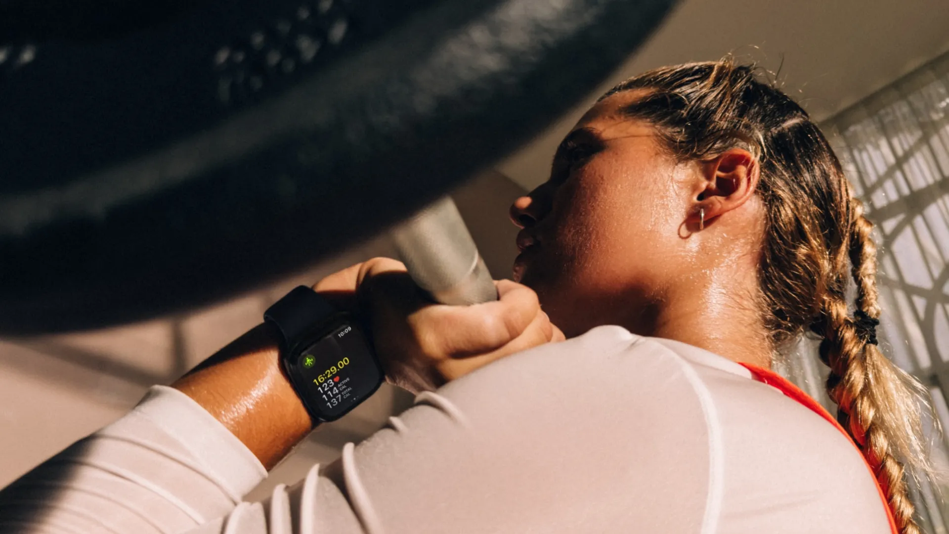 Apple Watch Series 12 GPS, 46mm Light Gold Aluminum Case with Sand Sport Band (M/L)