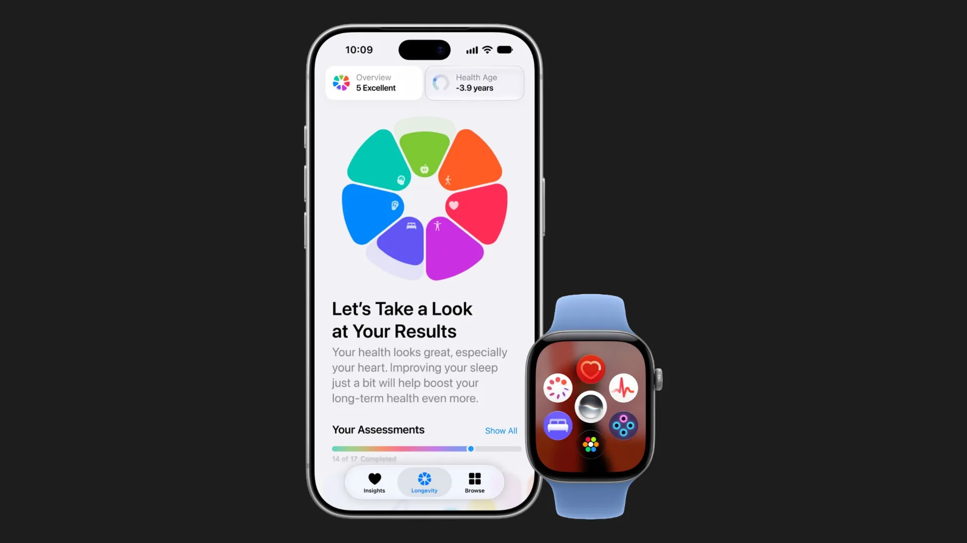 Apple Watch Series 12 GPS, 46mm Light Gold Aluminum Case with Sand Sport Band (M/L)