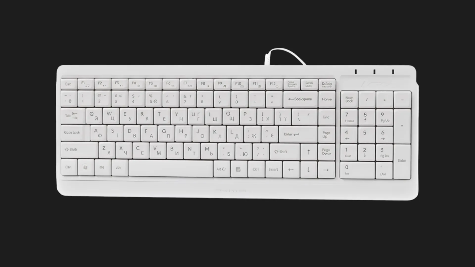 Клавіатура A4Tech FK15 (White) (FK15)