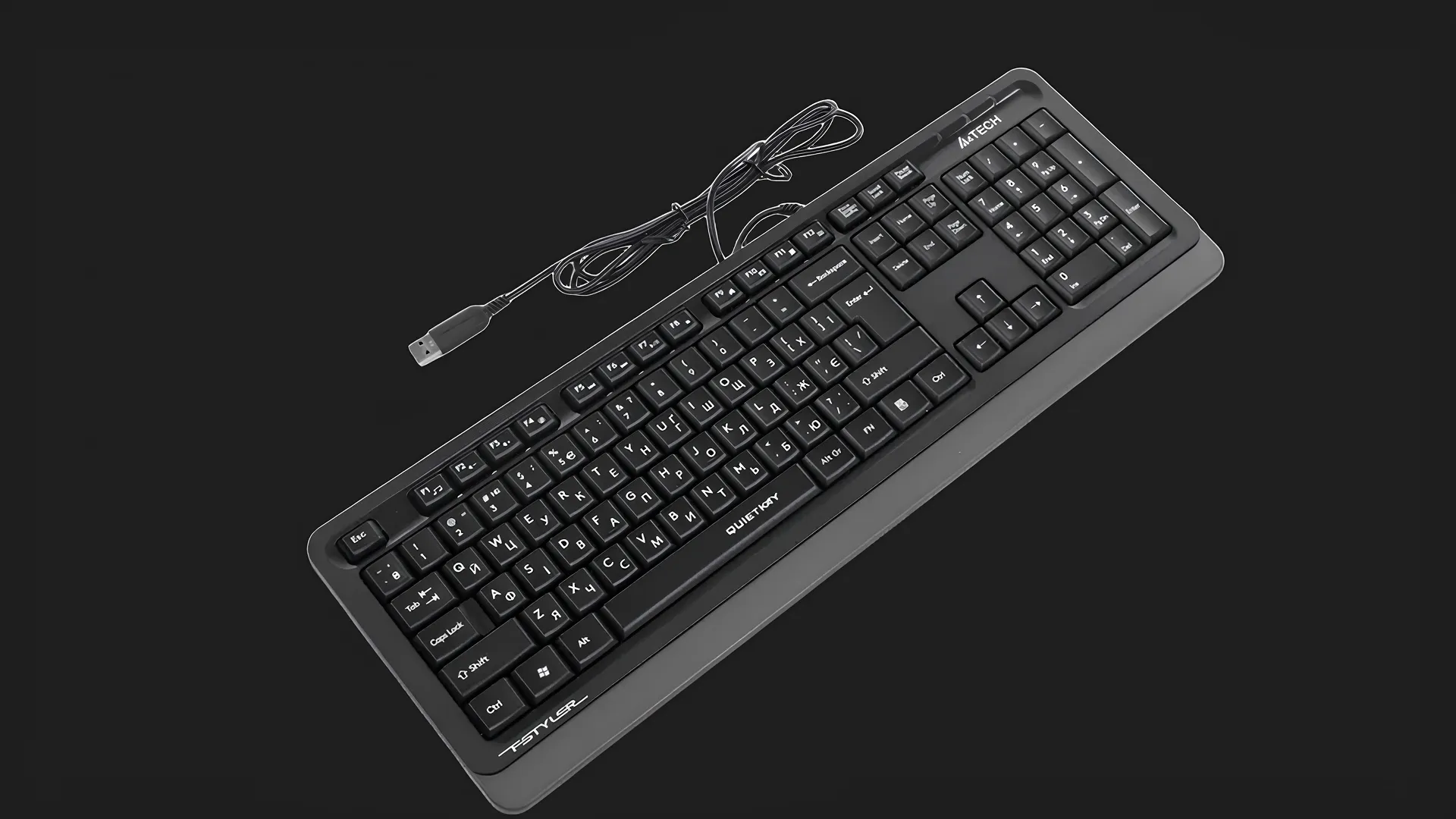Клавіатура A4Tech FK10Q (Gray) (FK10Q)