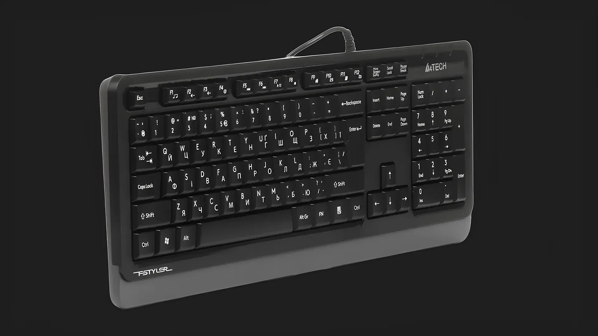 Клавіатура A4Tech FKS10 (Gray) (FKS10)