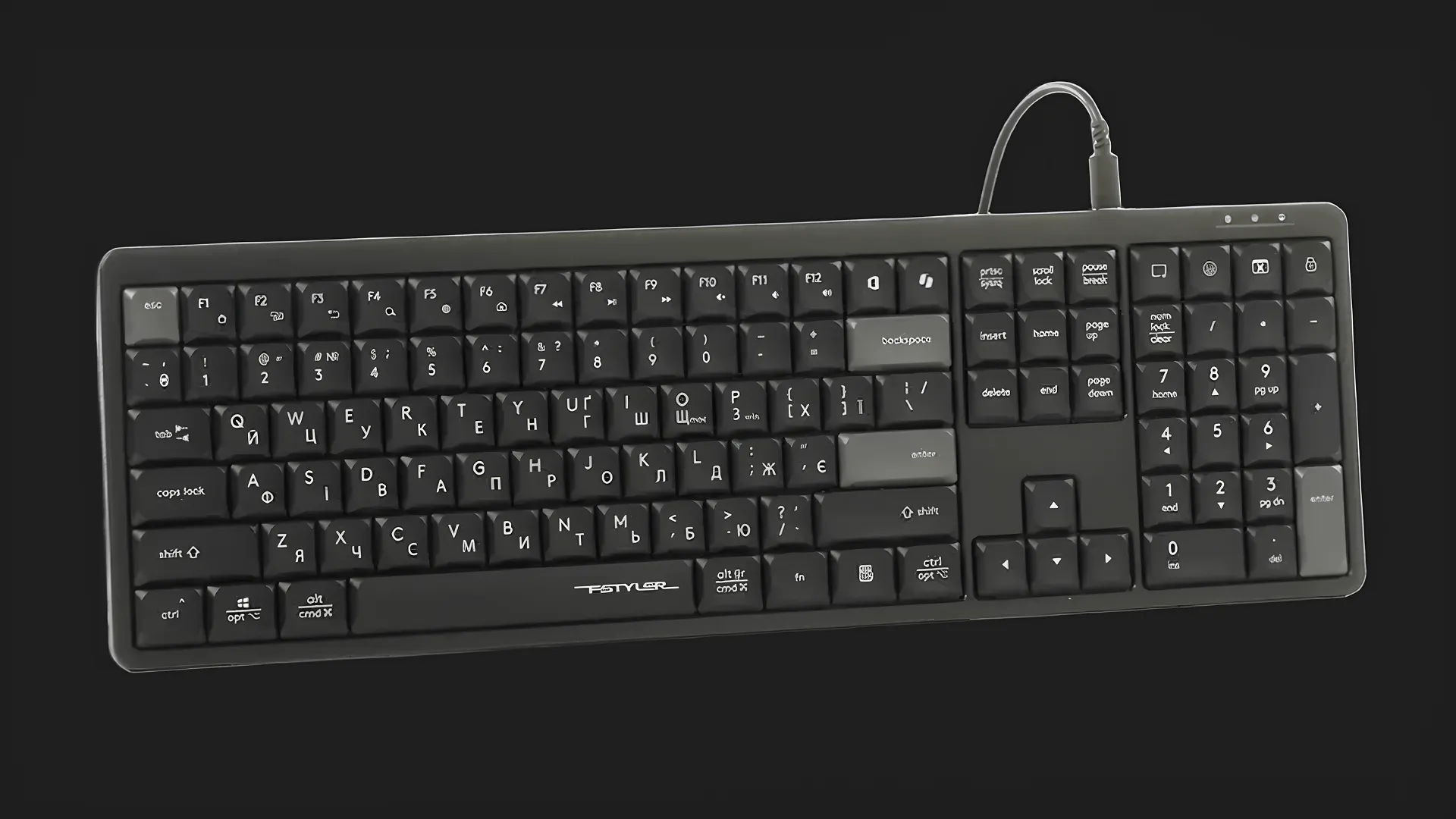 Проводная клавиатура A4Tech FX55 (Black) (FX55)
