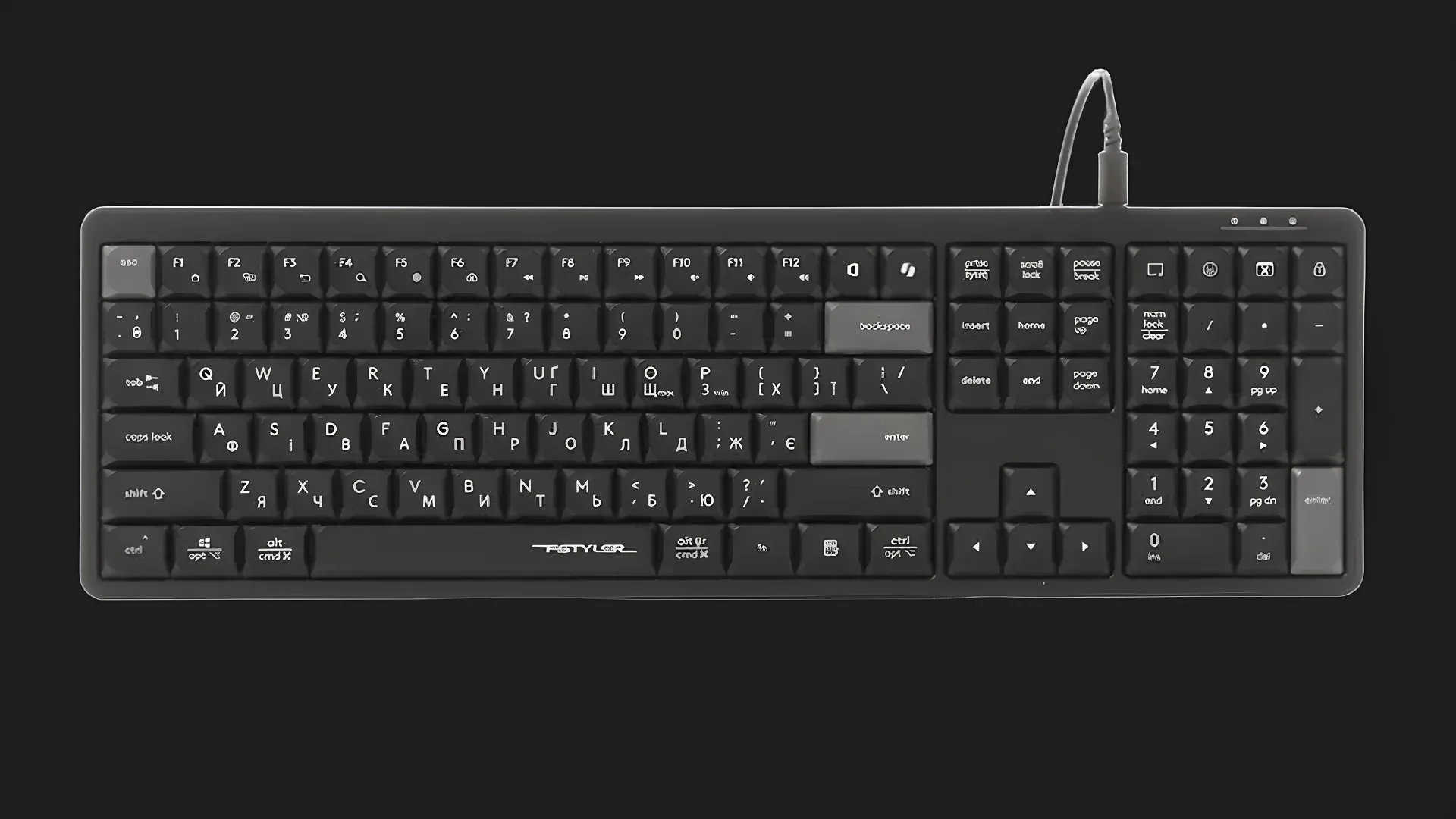 Проводная клавиатура A4Tech FX55 (Black) (FX55)