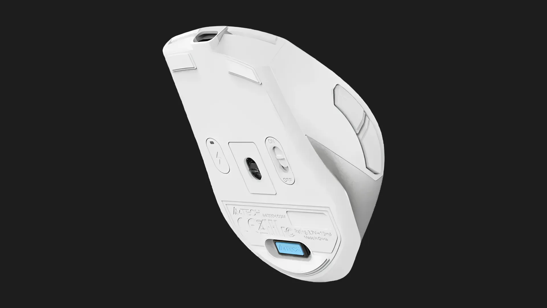 Миша бездротова A4Tech FB45CS Air2 (Silver White)