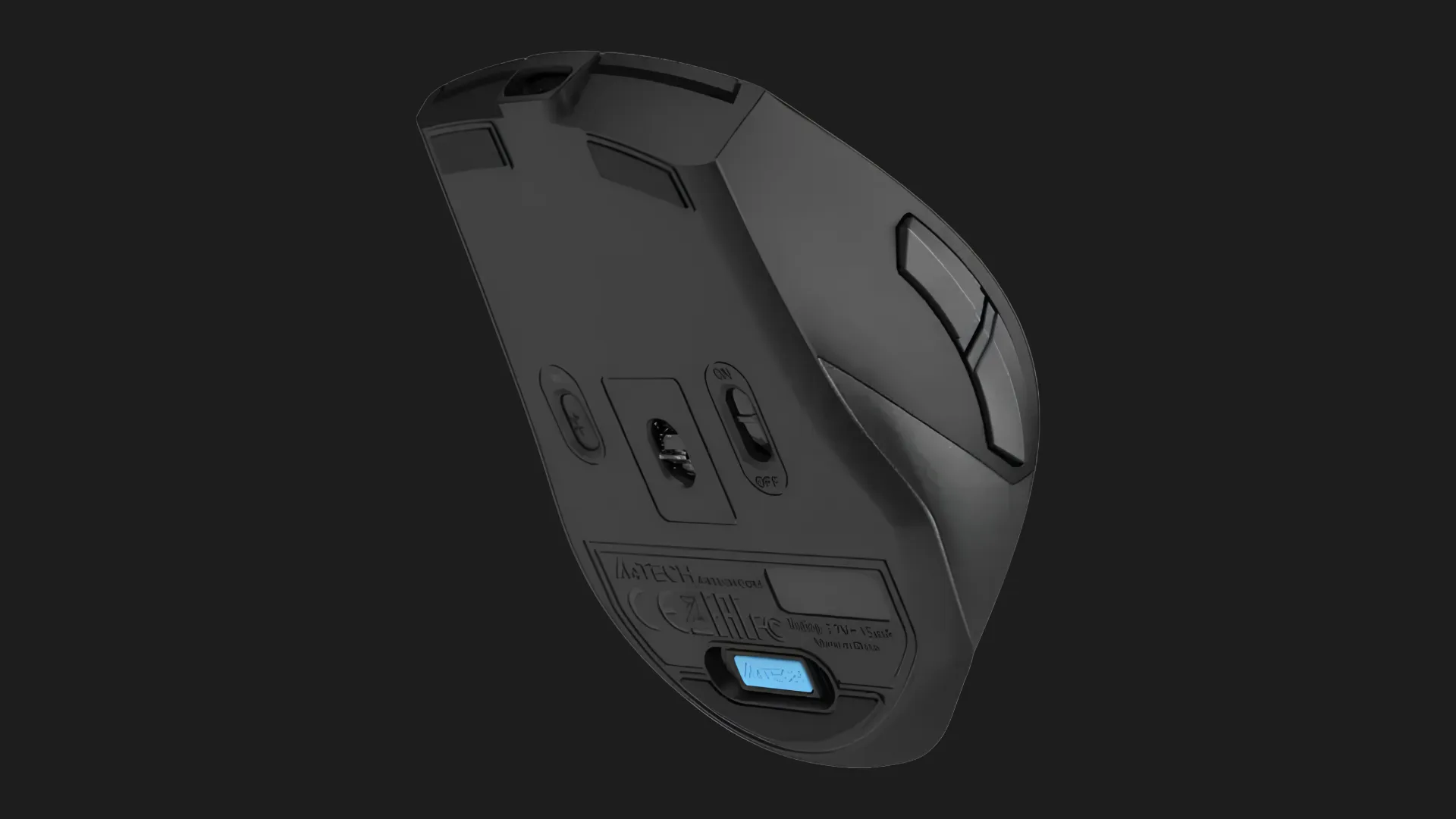 Миша бездротова A4Tech FB45CS Air2 (Stone Gray)