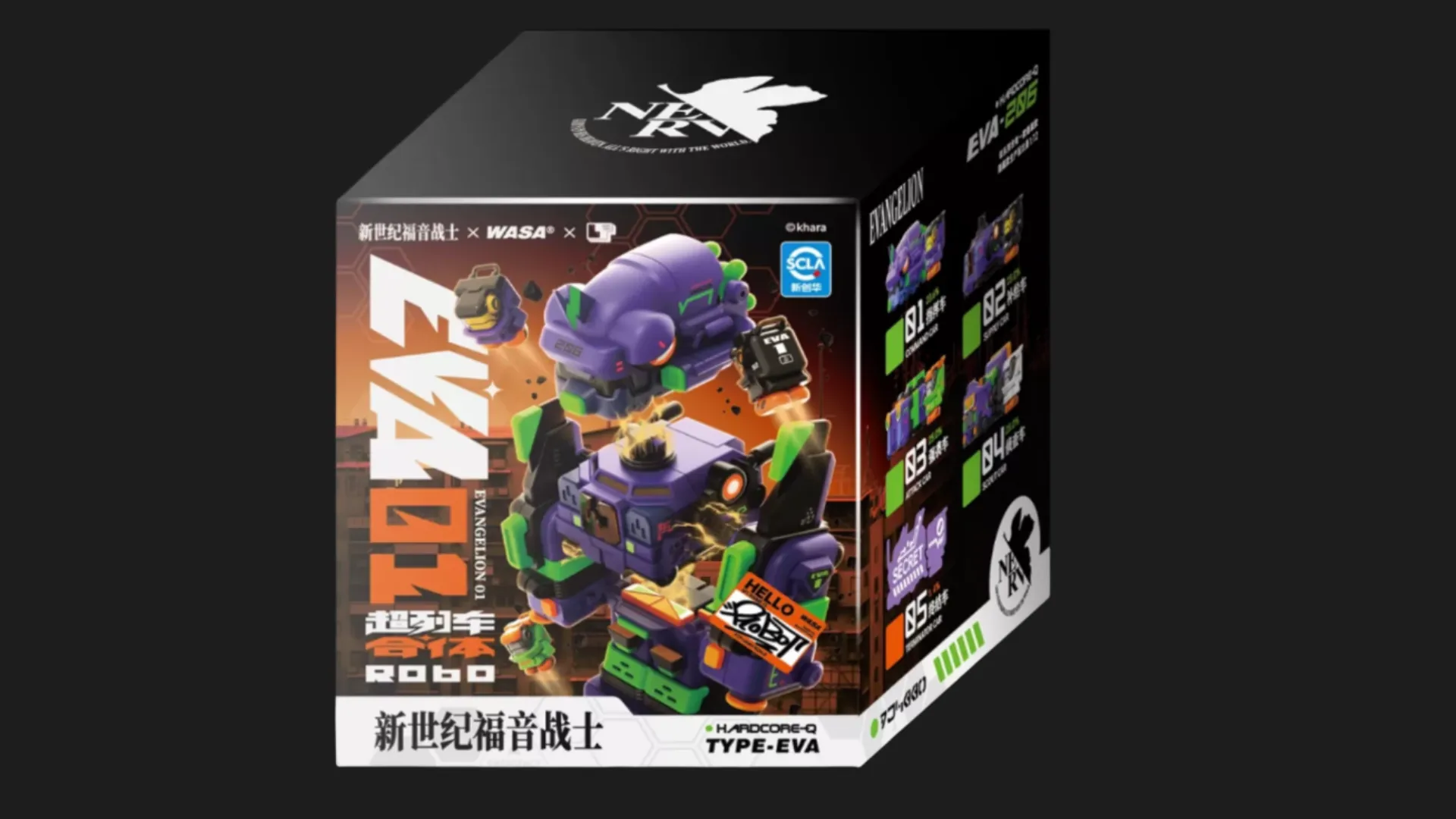 Фигурка-сюрприз Wasa Evangelion X Серия робо-поезд EVA-206 (WUS25003)