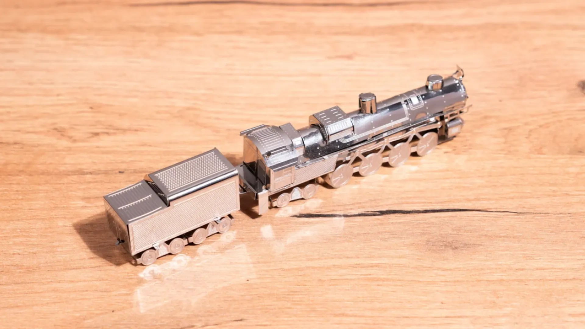 Колекційна модель-конструктор Metal Time Polar Steel SE Magic Express Train Полярний експрес (MT082)