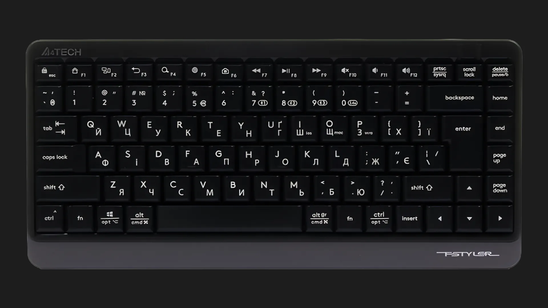 Клавіатура бездротова A4Tech FBK11 (Gray)