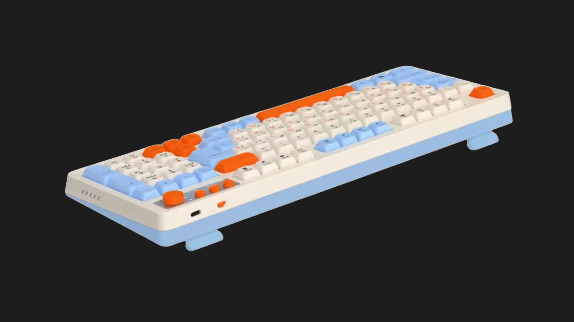 Клавіатура ігрова бездротова Maxxter KBGW-3C01-UA (White) (KBGW-3C01-UA) (UA)