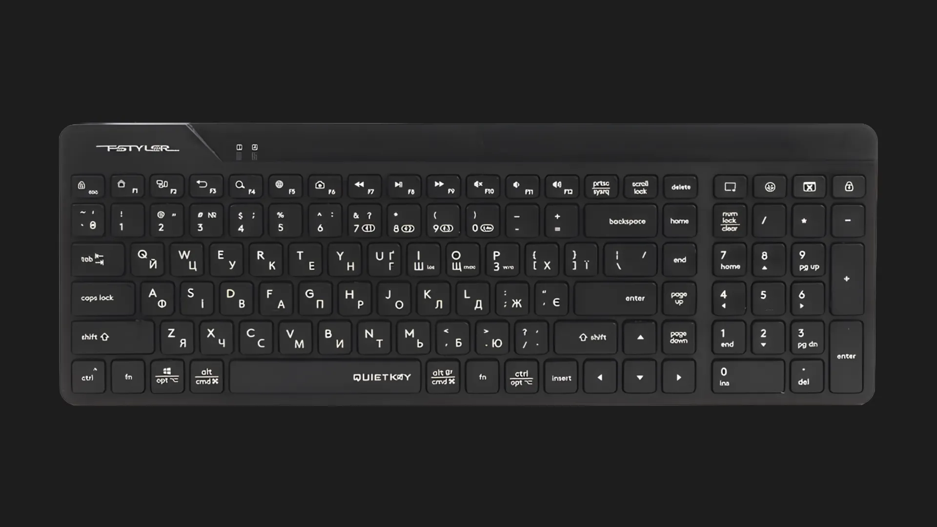Клавіатура бездротова A4Tech FBK23 AS (Black)