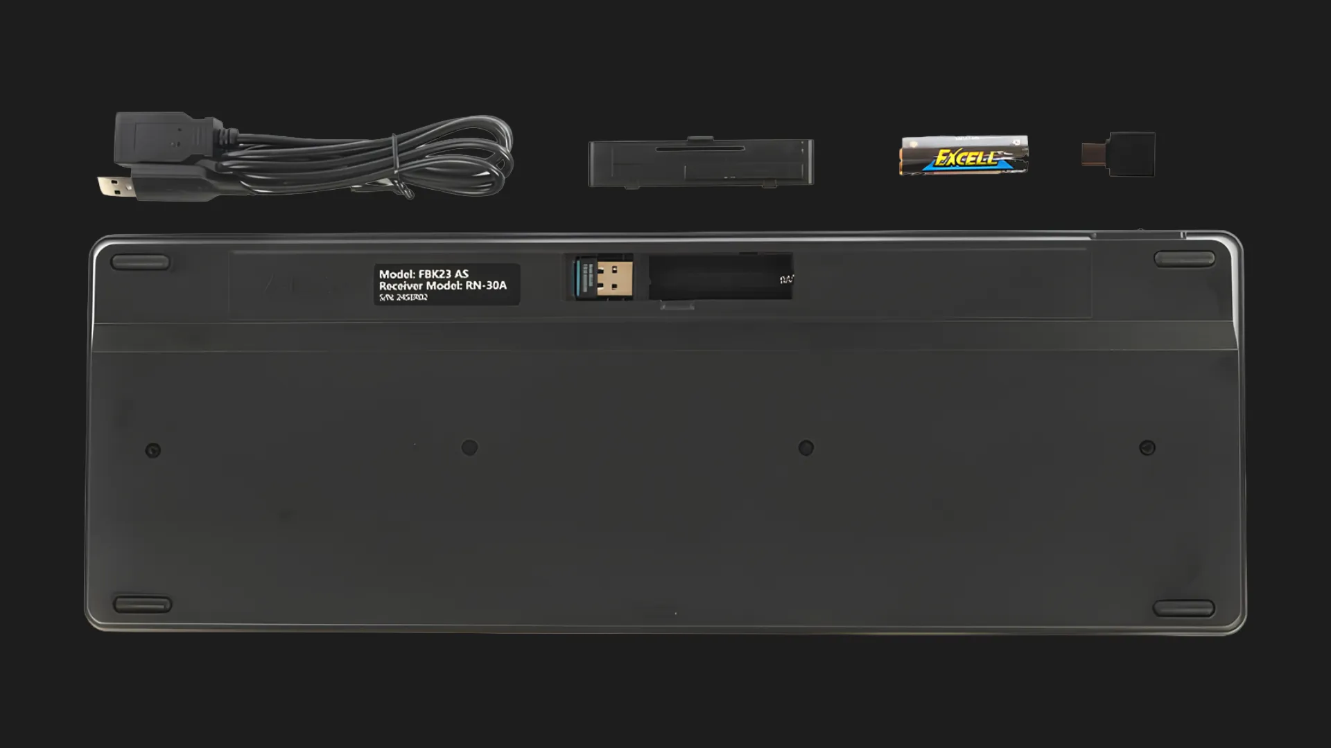 Клавіатура бездротова A4Tech FBK23 AS (Black)