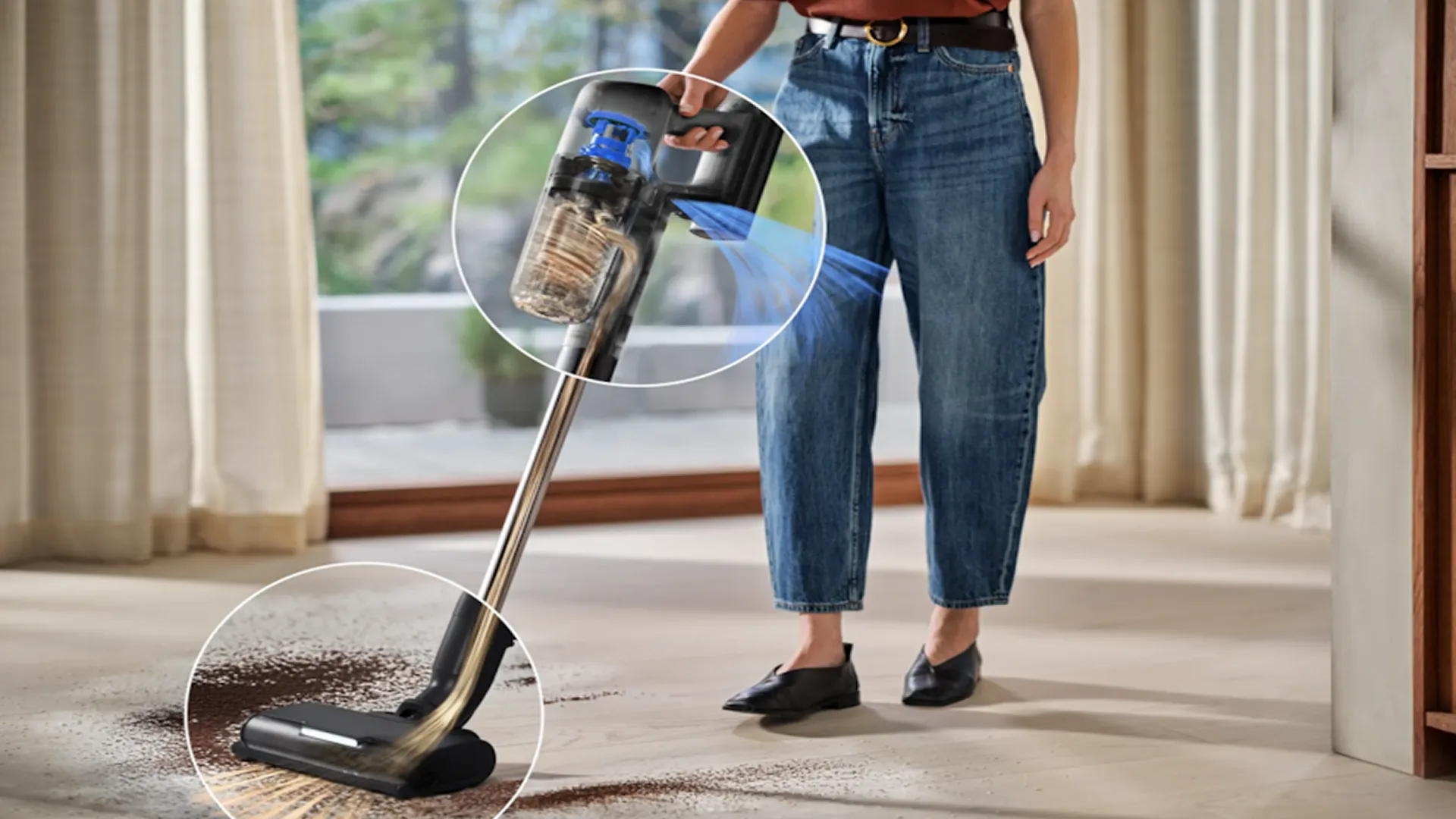 Акумуляторный пылесос Electrolux (EP72AB21UG) (Gray)