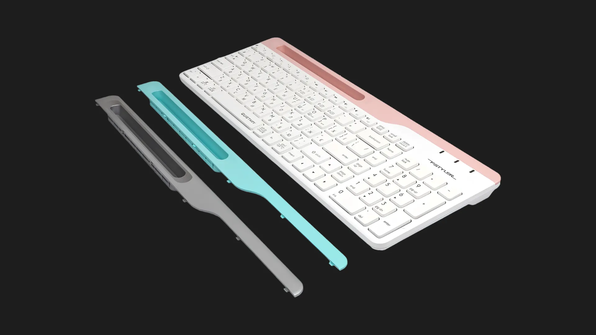 Клавіатура бездротова A4Tech FBK25 (White)