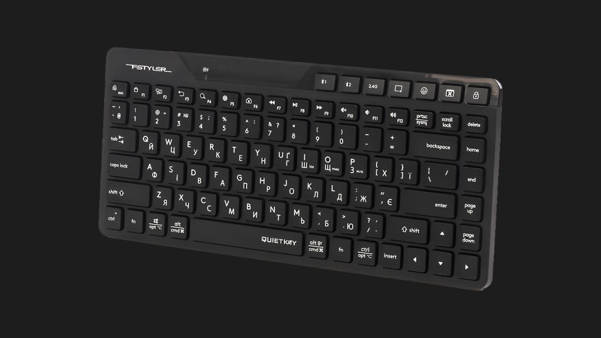Клавіатура бездротова A4Tech FBK26C AS (Black)