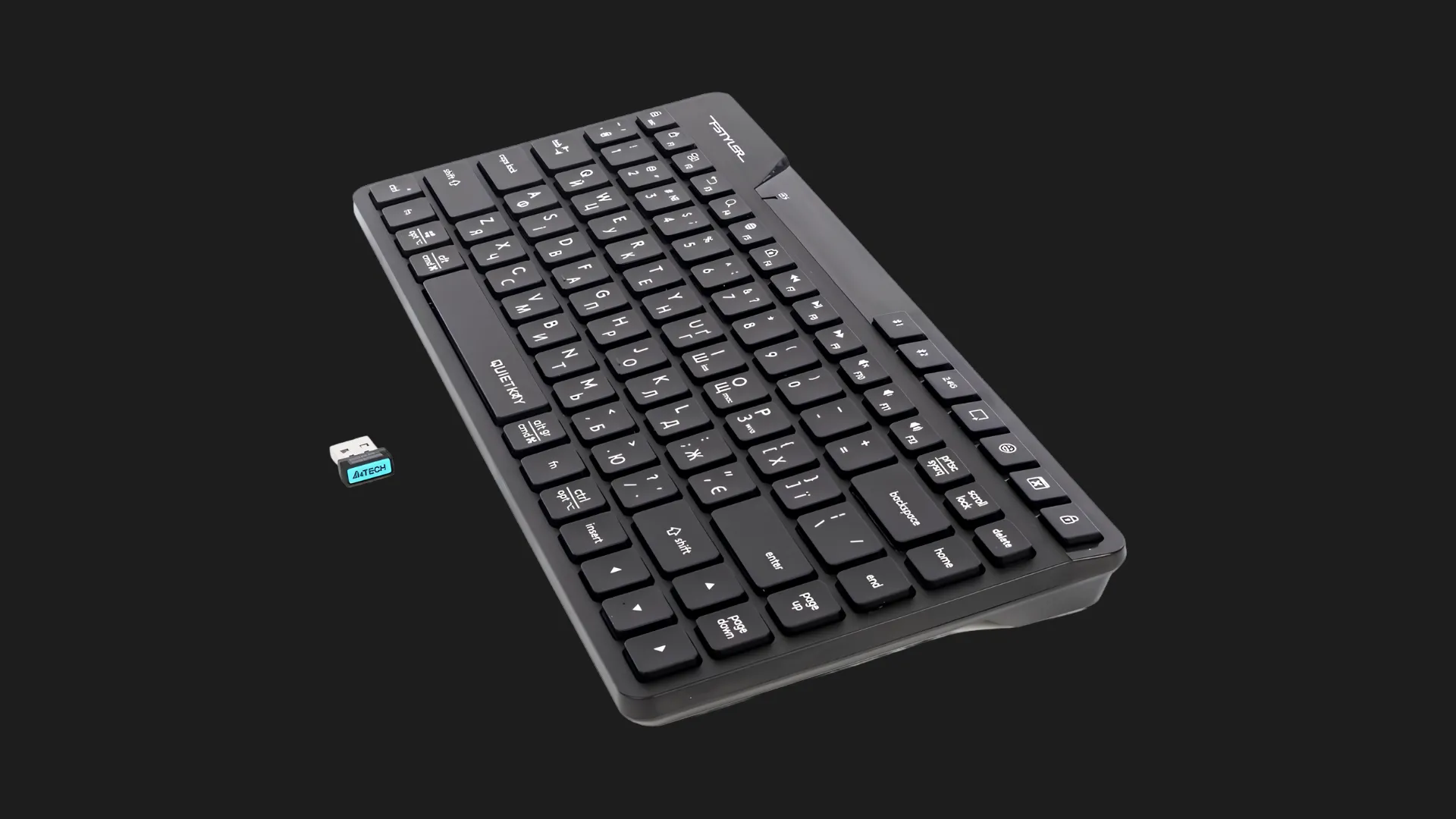 Клавіатура бездротова A4Tech FBK26C AS (Black)