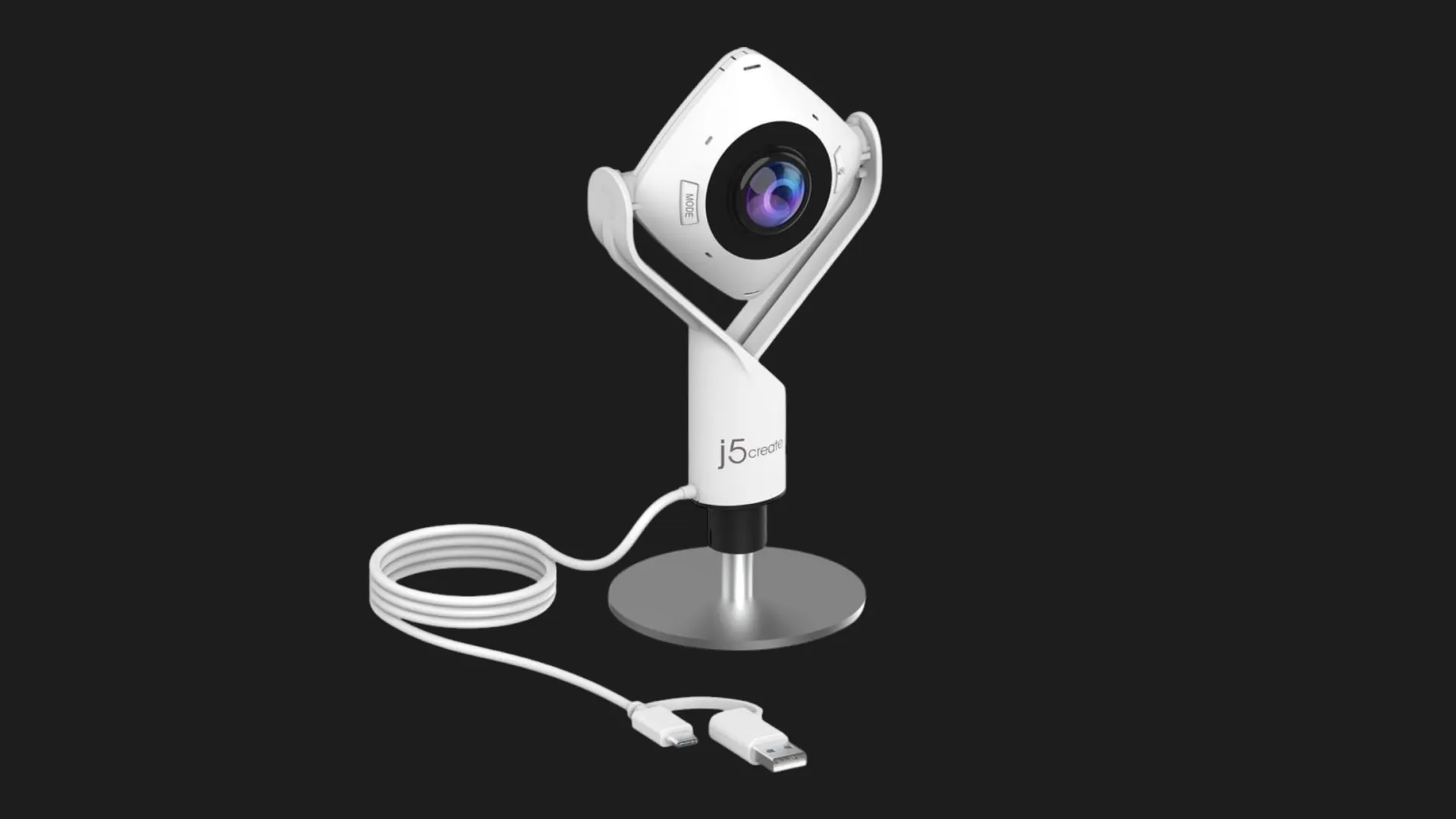 Веб-камера J5create 1080P JVCU360-N (White) (JVCU360-N)