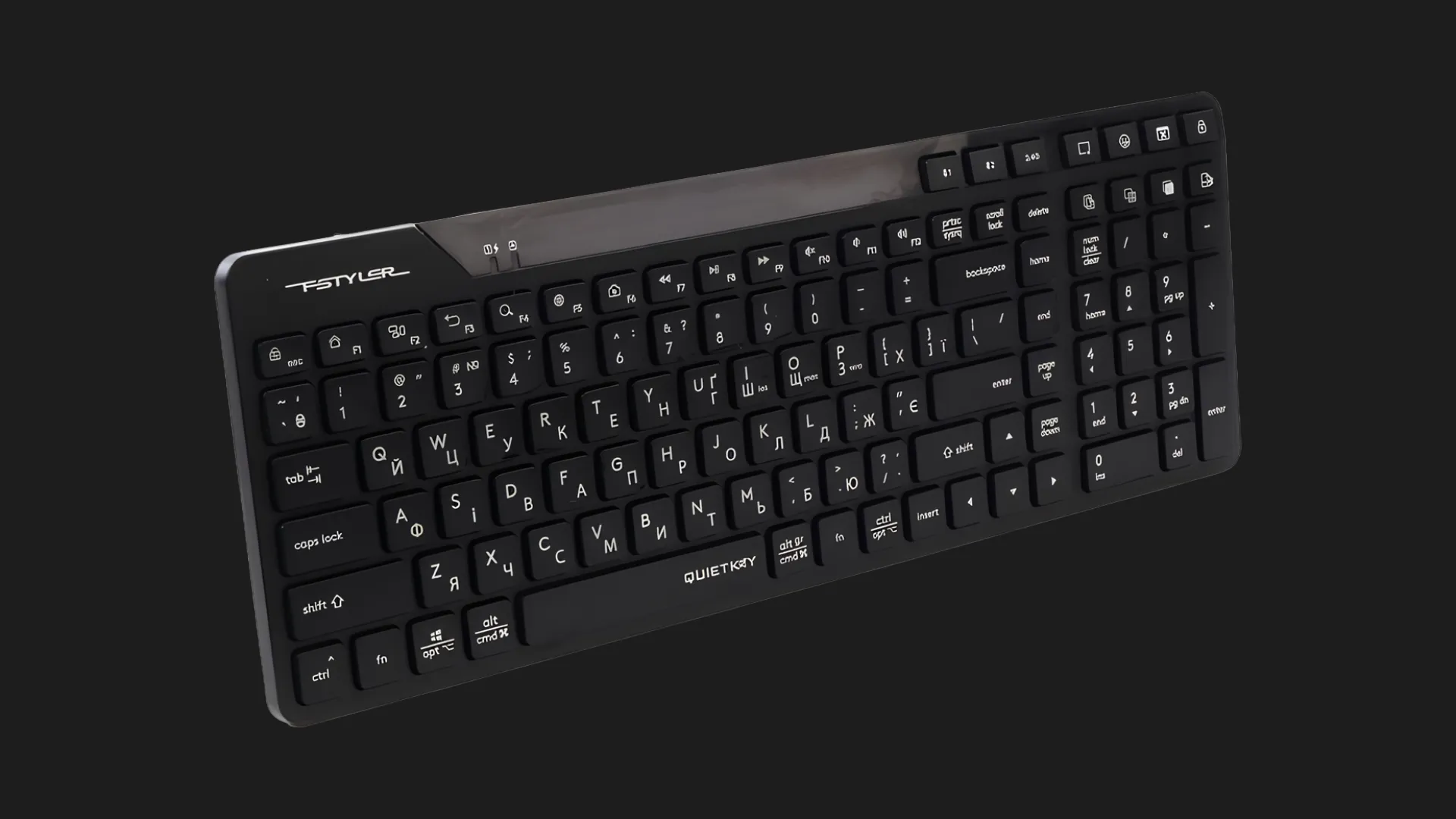 Клавіатура бездротова A4Tech FBK27C AS (Black)