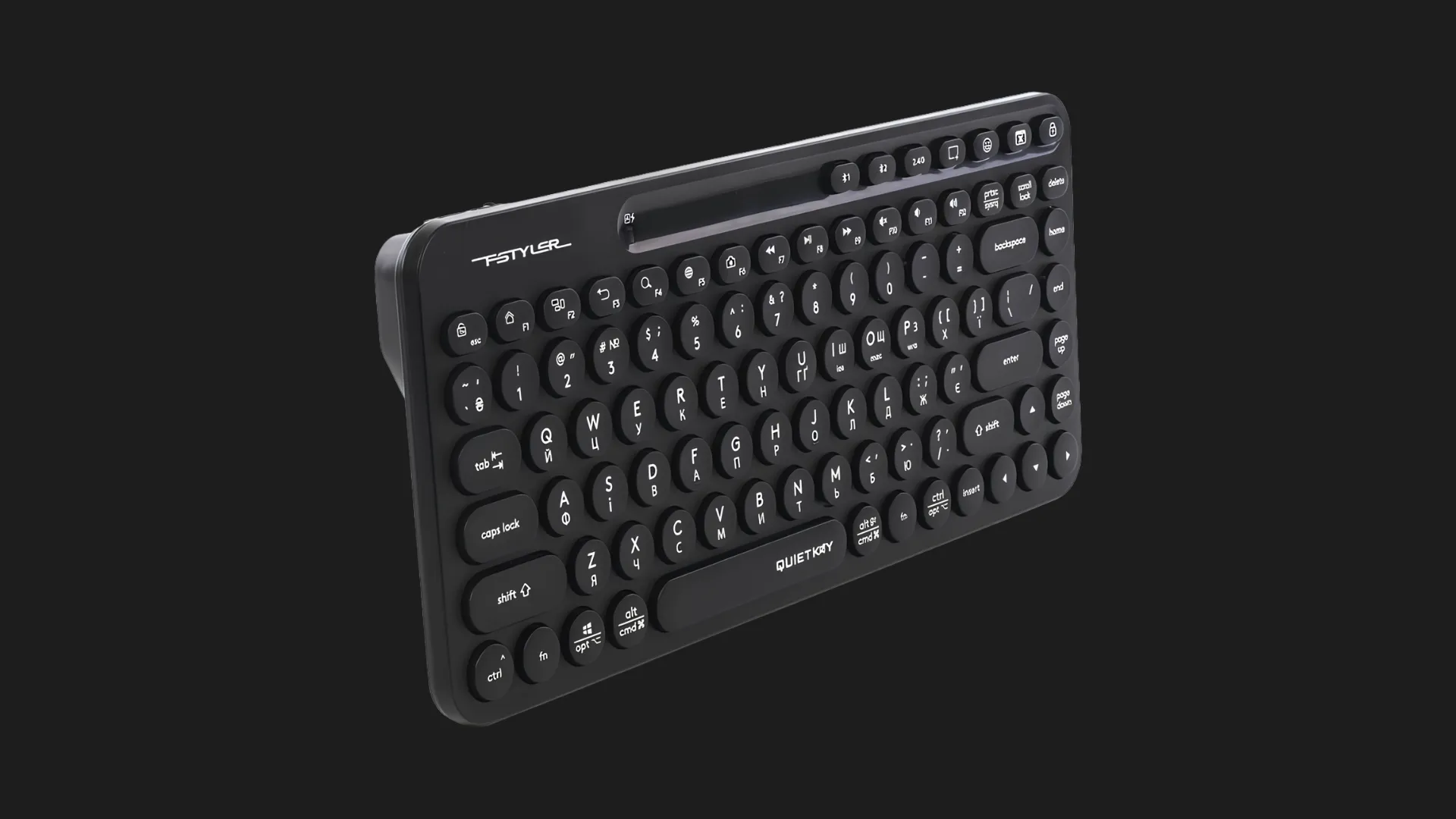 Беспроводная клавиатура A4Tech FBK36C AS (Black)