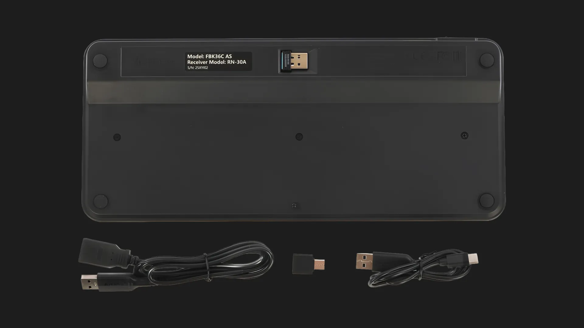 Беспроводная клавиатура A4Tech FBK36C AS (Black)