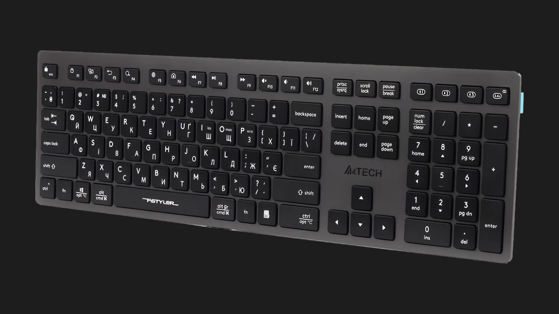 Беспроводная клавиатура A4Tech FBX50C (Gray)
