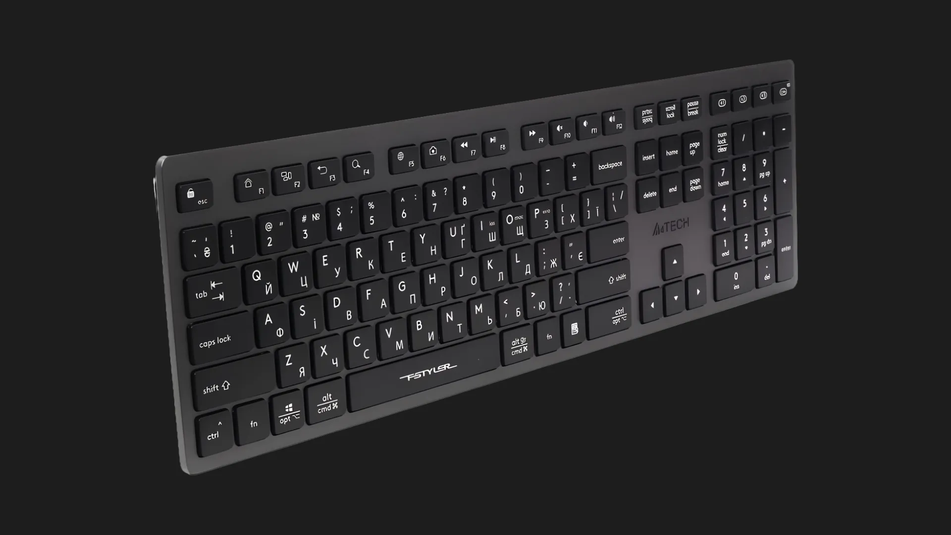 Беспроводная клавиатура A4Tech FBX50C (Gray)
