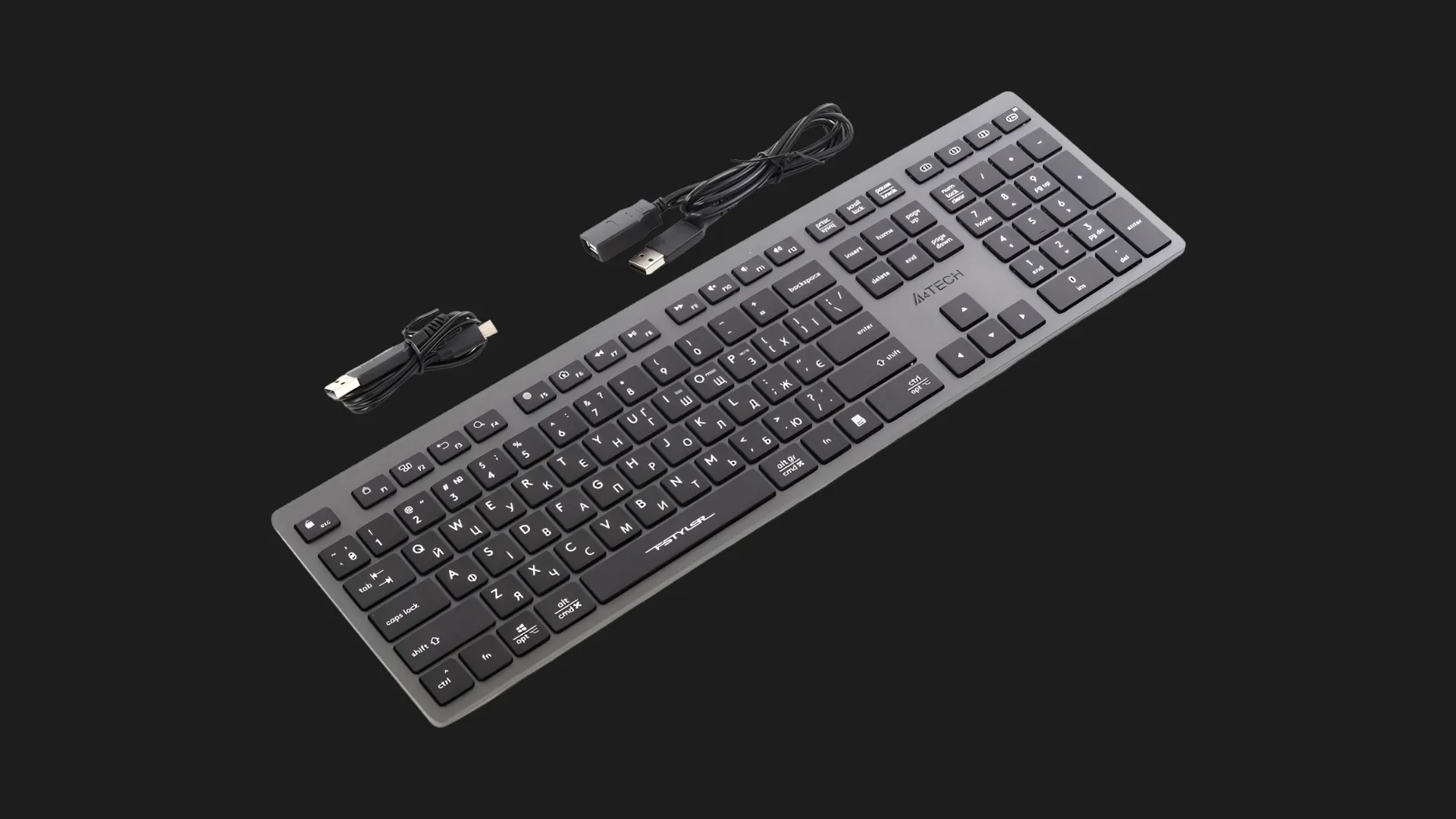 Беспроводная клавиатура A4Tech FBX50C (Gray)