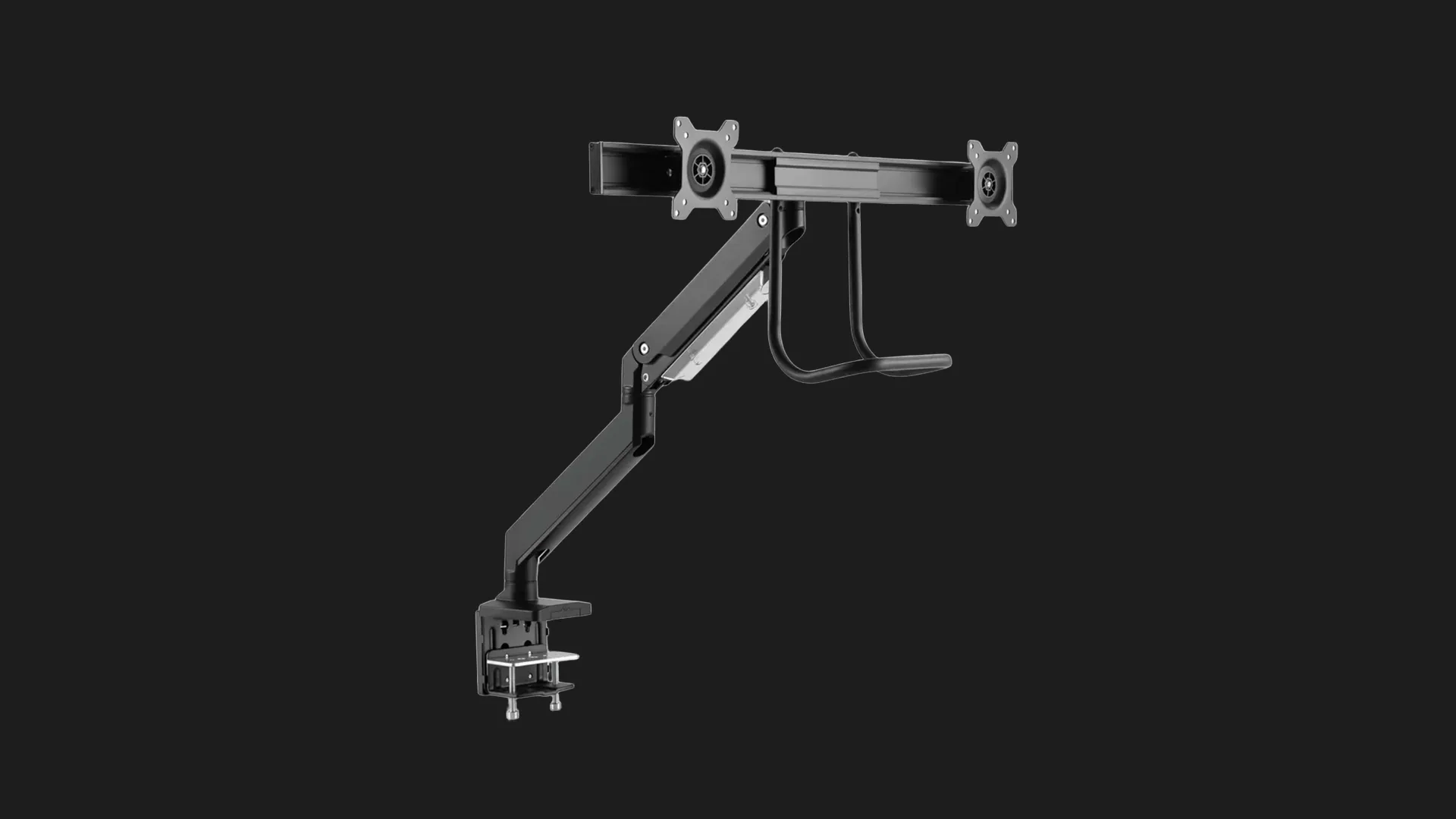 Кронштейн Gembird для 2 мониторов 17"-32" (до 8 кг) (MA-DA2-04) (Black)