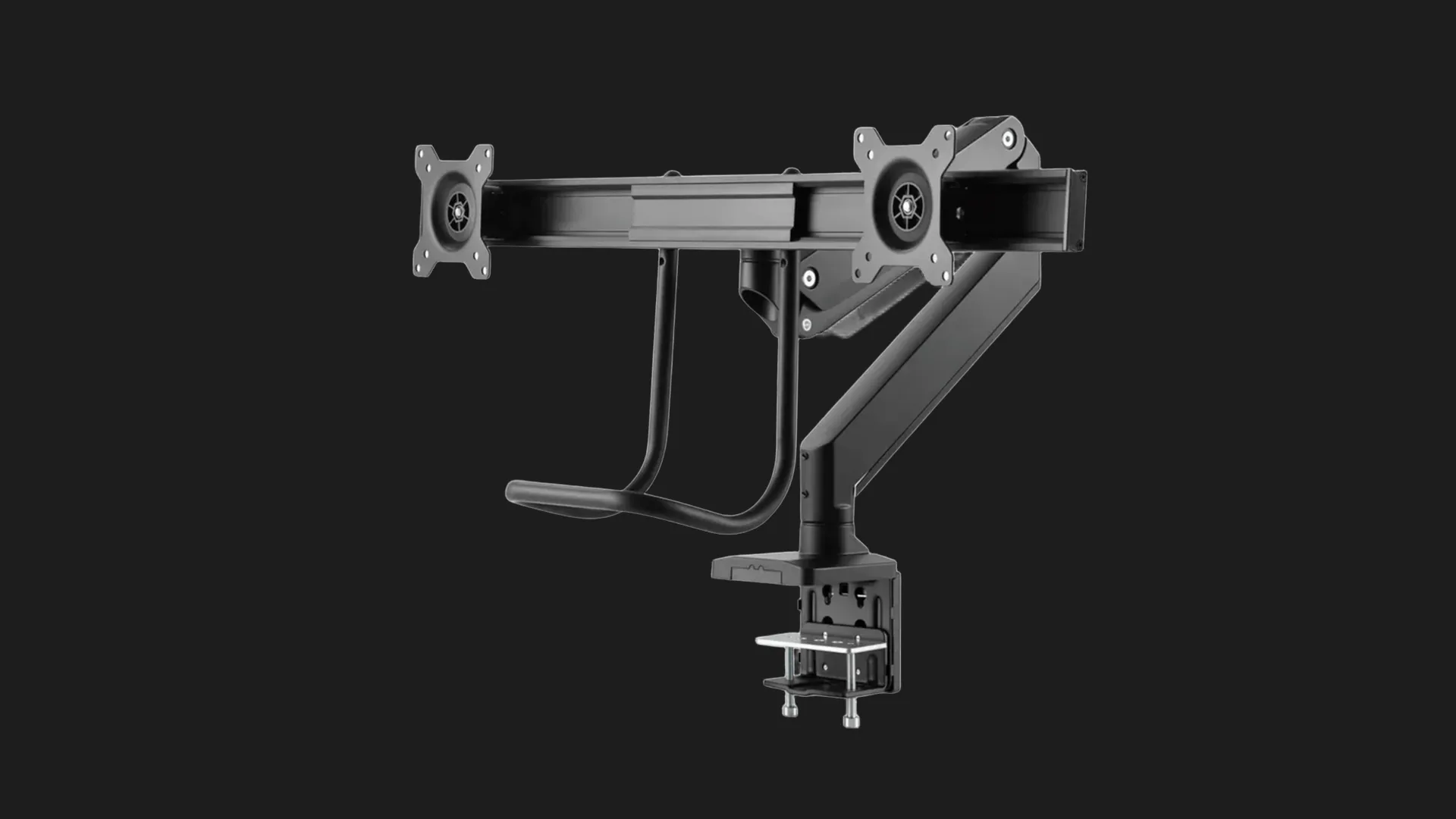 Кронштейн Gembird для 2 мониторов 17"-32" (до 8 кг) (MA-DA2-04) (Black)