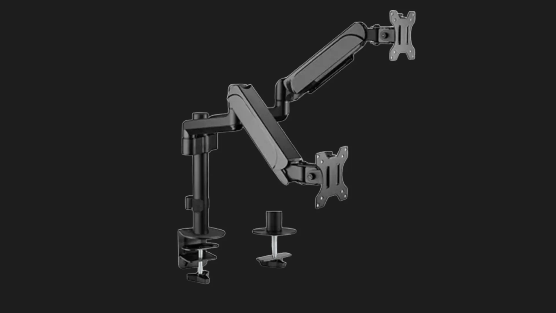 Кронштейн Gembird для 2 мониторов 17"-32" (MA-DA2P-01) (Black)
