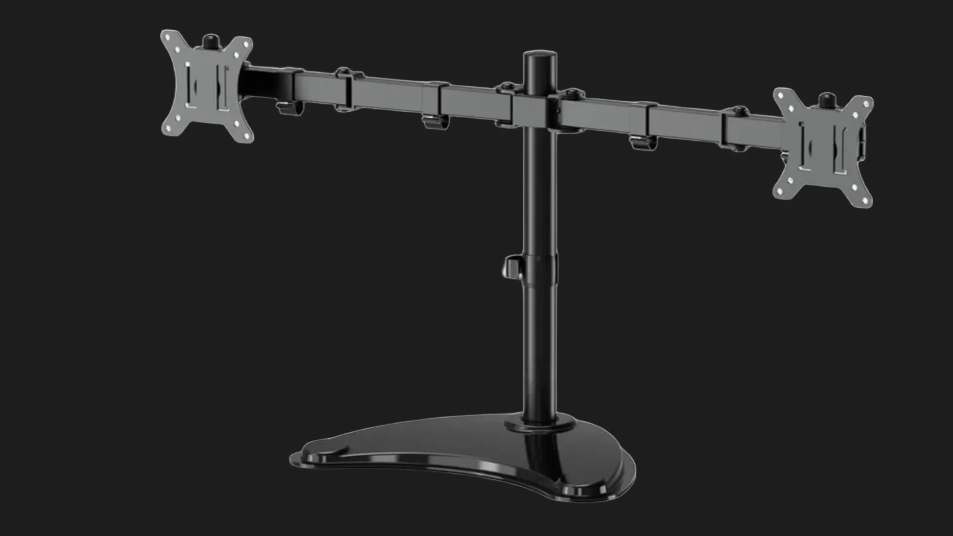 Ножка-кронштейн для 2 мониторов 17-32" (до 8 кг) (MS-D2ST-02) (Black)