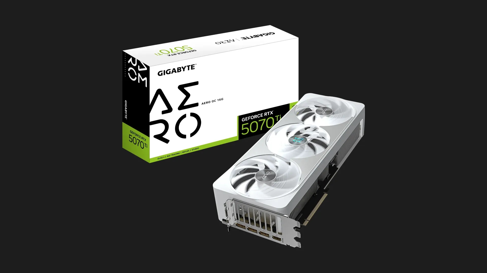 Відеокарта GIGABYTE GeForce RTX 5070 Ti AERO OC 16G (GV-N507TAERO OC-16GD)