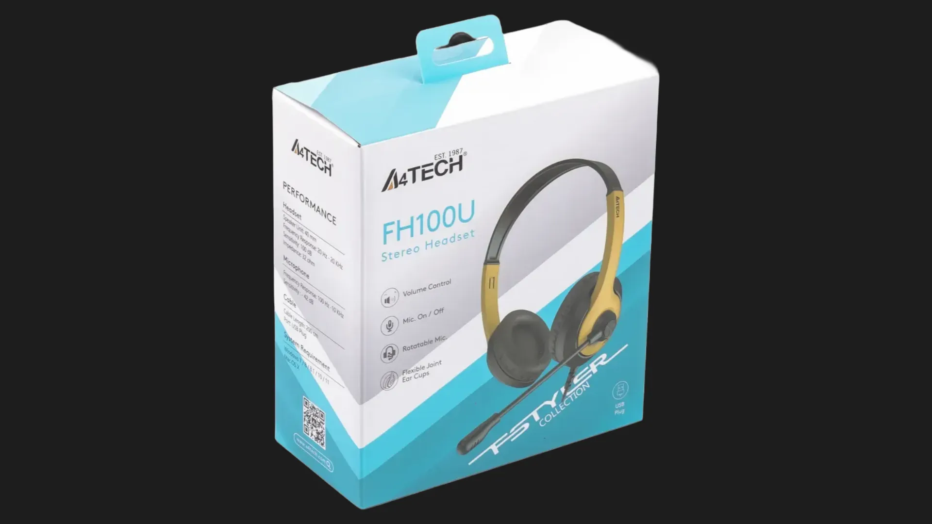 Гарнитура USB A4Tech FH100U (Bumblebee)
