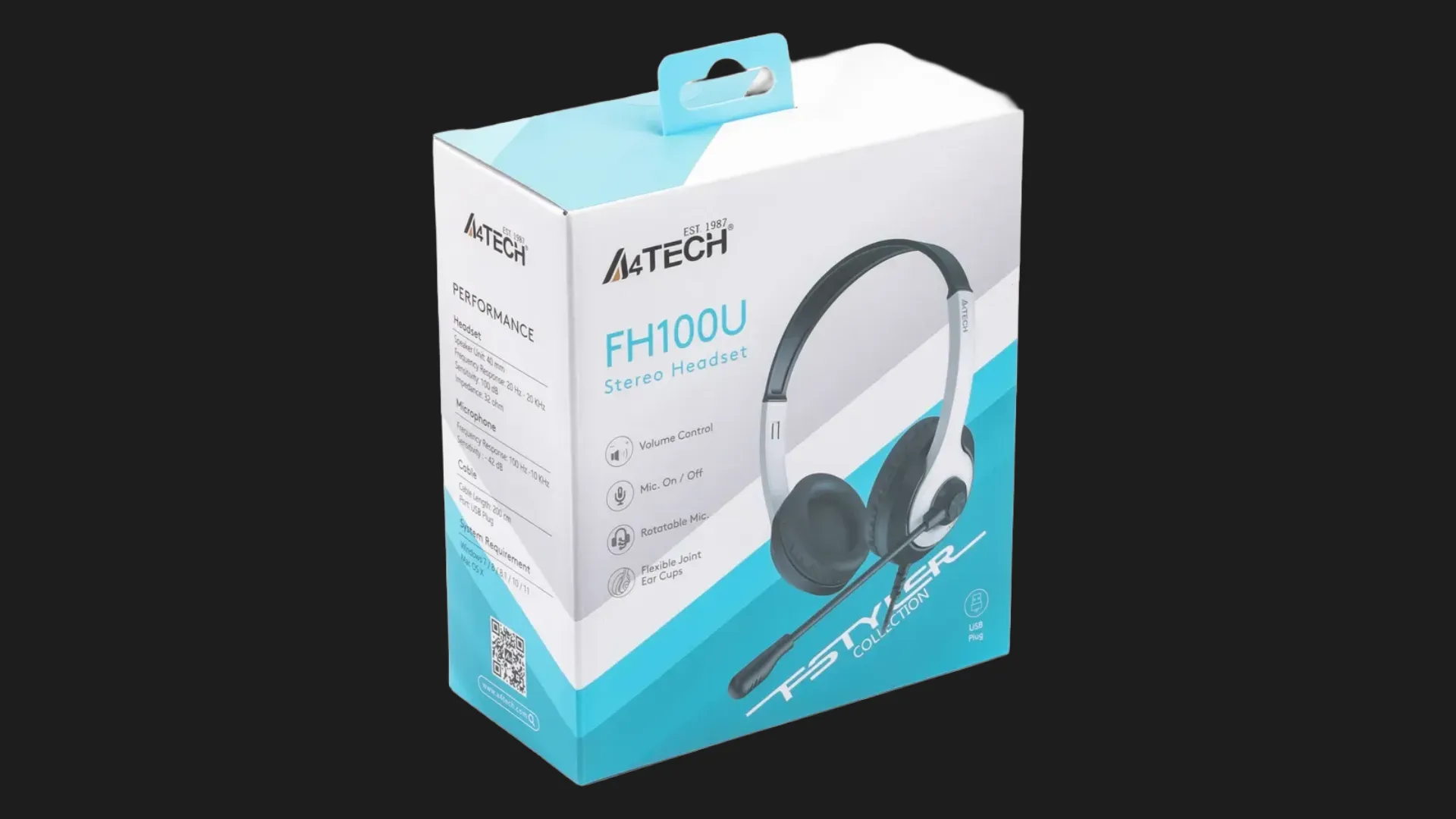 Гарнитура USB A4Tech FH100U (Panda)