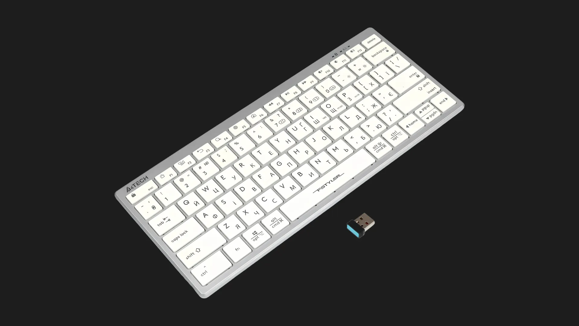 Беспроводная клавиатура A4Tech FBX51C (White)