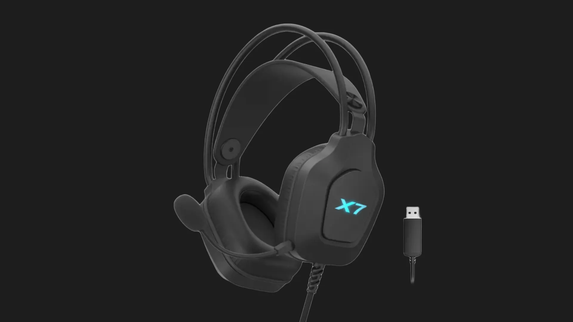 Гарнітура A4Tech X7 USB XH-200 (Black)