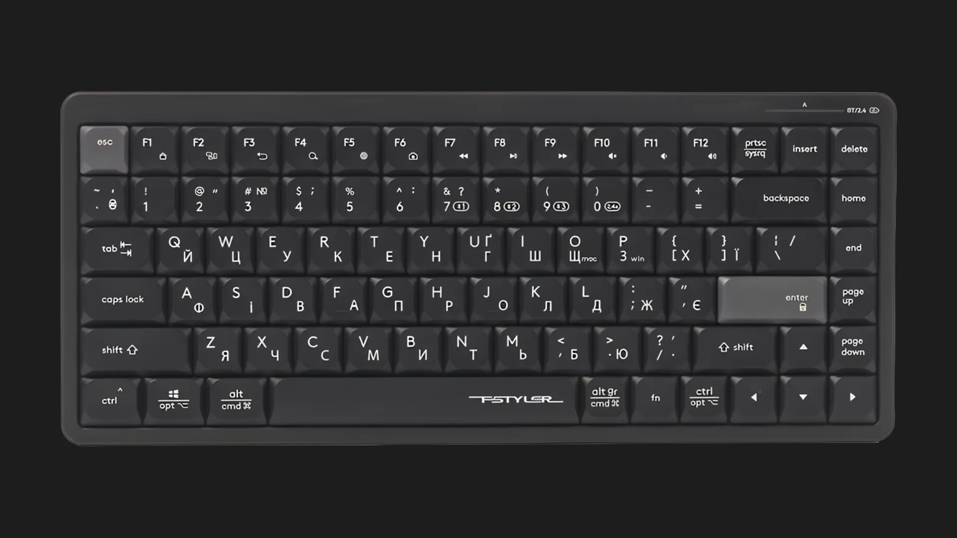 Беспроводная клавиатура A4Tech FBX51C (Grey)