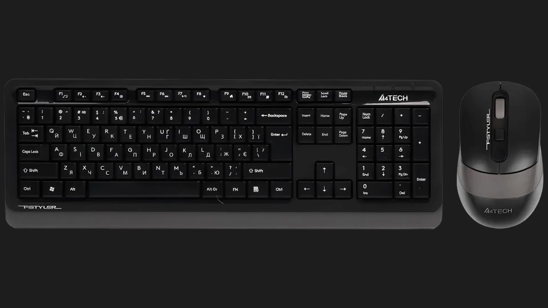 Комплект дротовий клавіатура + миша A4Tech FG1010 (Grey)