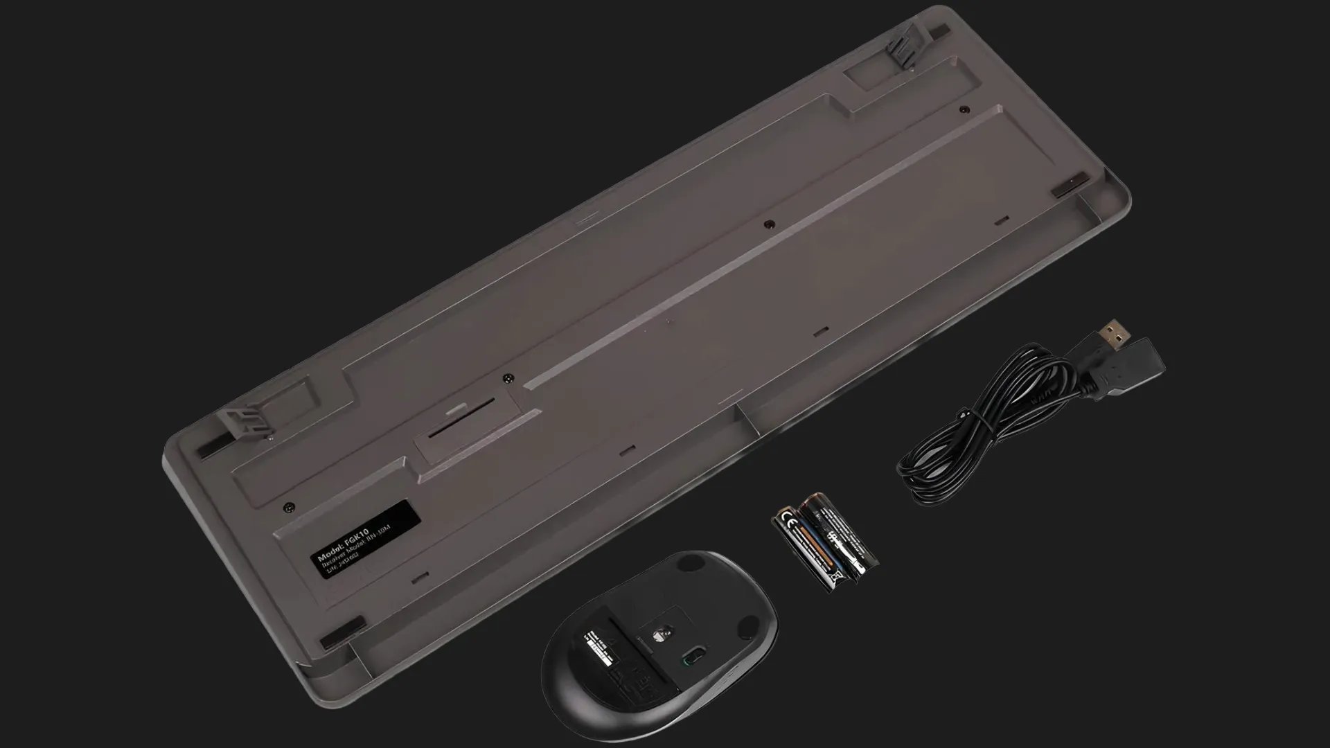Комплект дротовий клавіатура + миша A4Tech FG1010 (Grey)