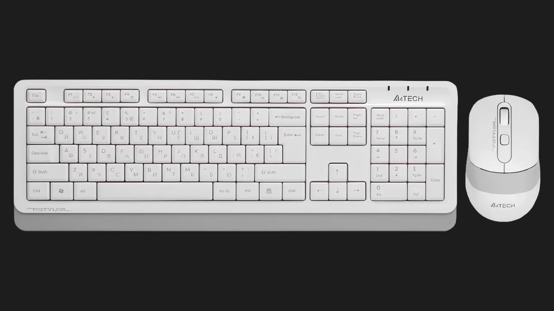 Комплект дротовий клавіатура + миша A4Tech FG1010 (White)