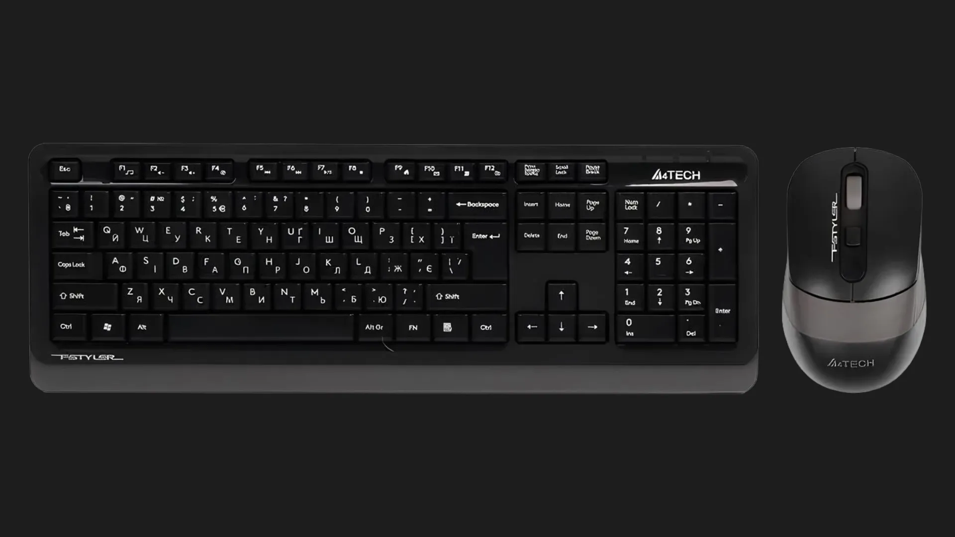Комплект дротовий клавіатура + миша A4Tech FG1010S (Grey)